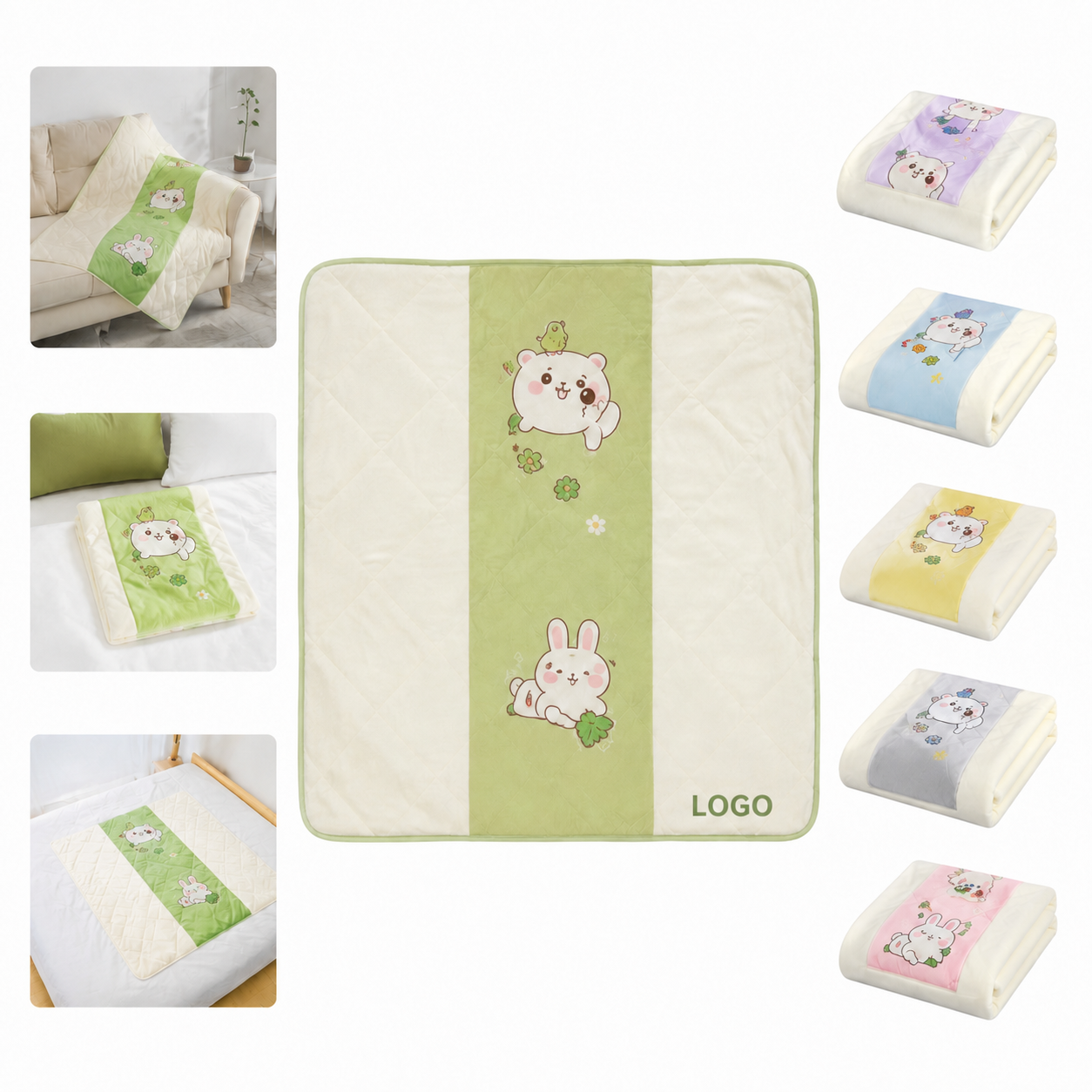 Compact Travel Blanket Pillow