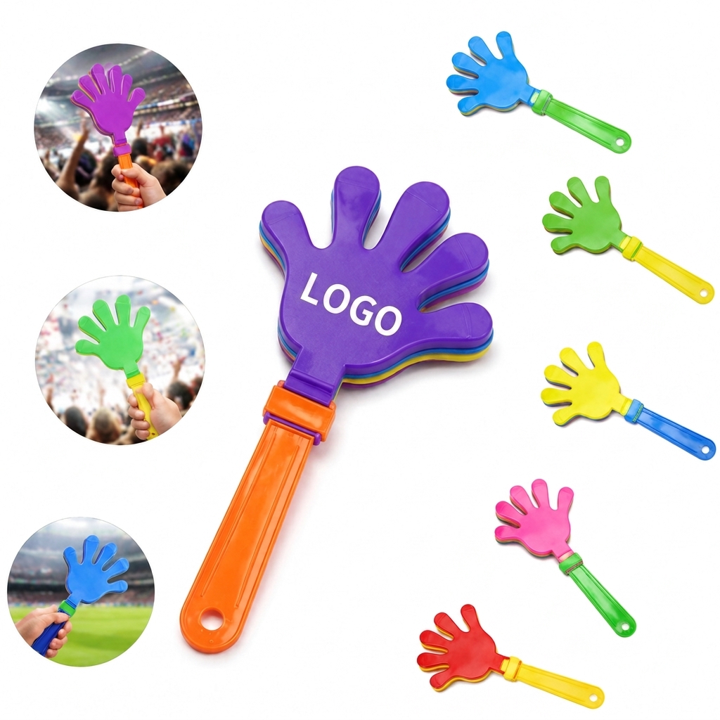 Rainbow ABS Plastic Hand Clapper Toy