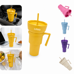 32oz Dual-Compartment Snack and Drink Cup