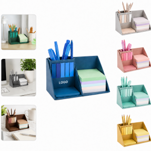 Sticky Notes Cube with Pen Holder