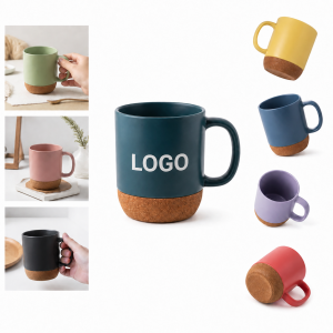 12 oz Ceramic Coffee Mug with Cork Base