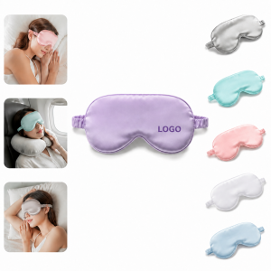 Adjustable Contoured Silk Sleep Mask